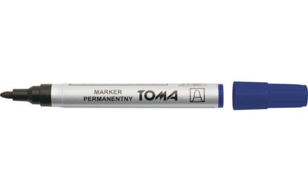 Toma permanentny okrągły niebieski p10 TO-090