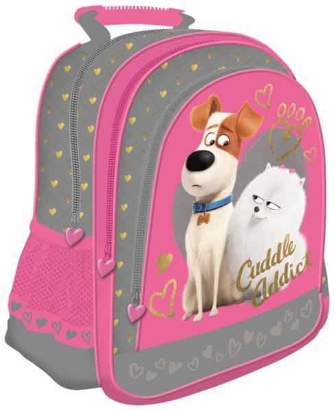 St. Majewski Plecak szkolny różowy THE SECRET LIFE OF PETS