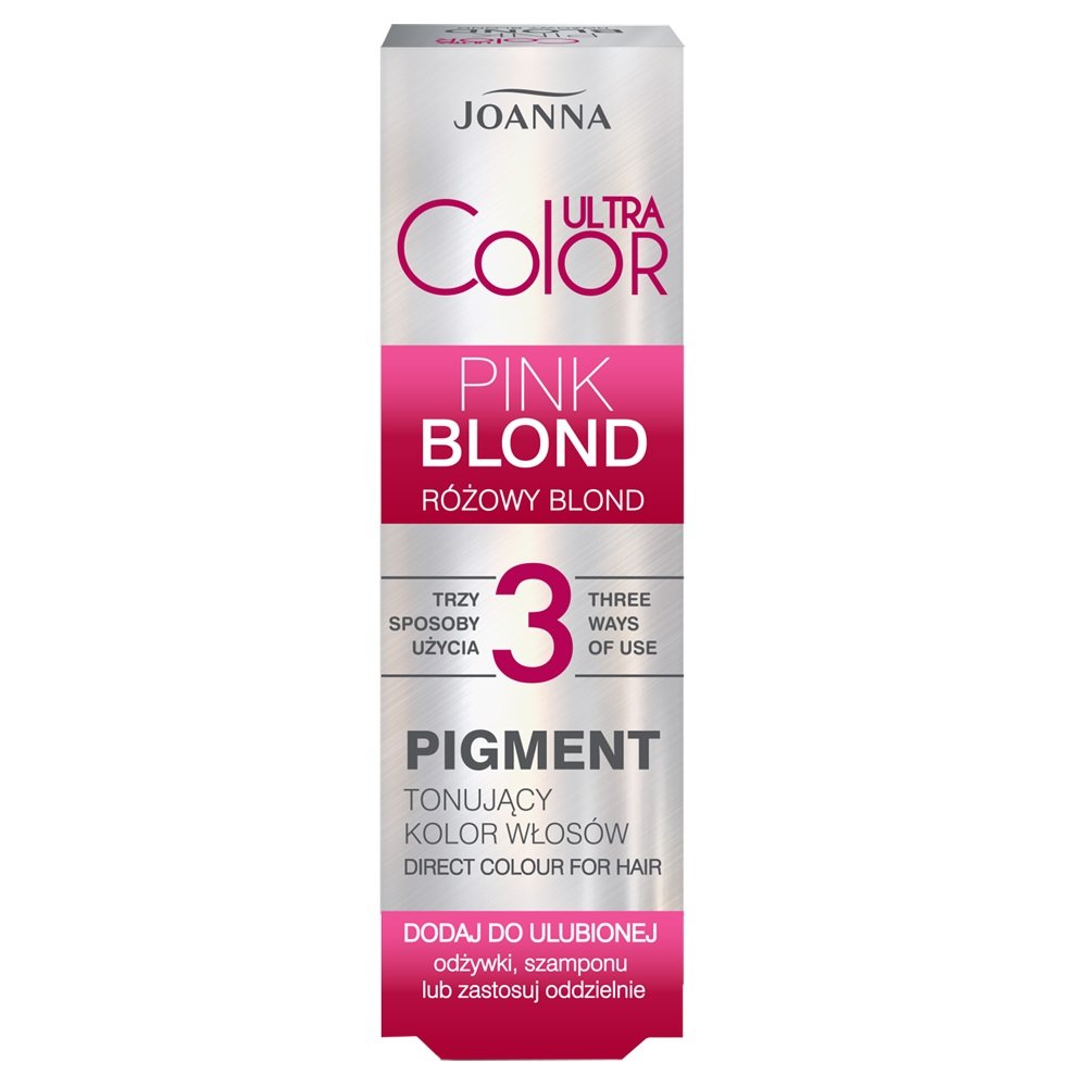 Joanna ULTRA COLOR PIGMENT TONUJĄCY 100ML RÓŻOWY BLOND