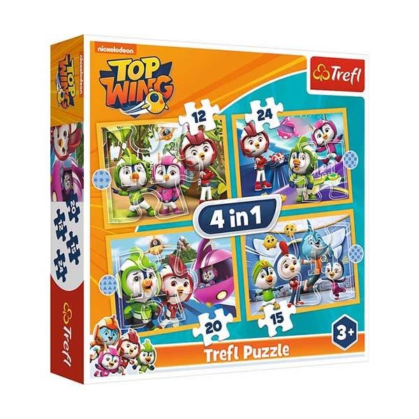 Puzzle 4w1 Ptasia Akademia. Top Wing (34360 TREFL)