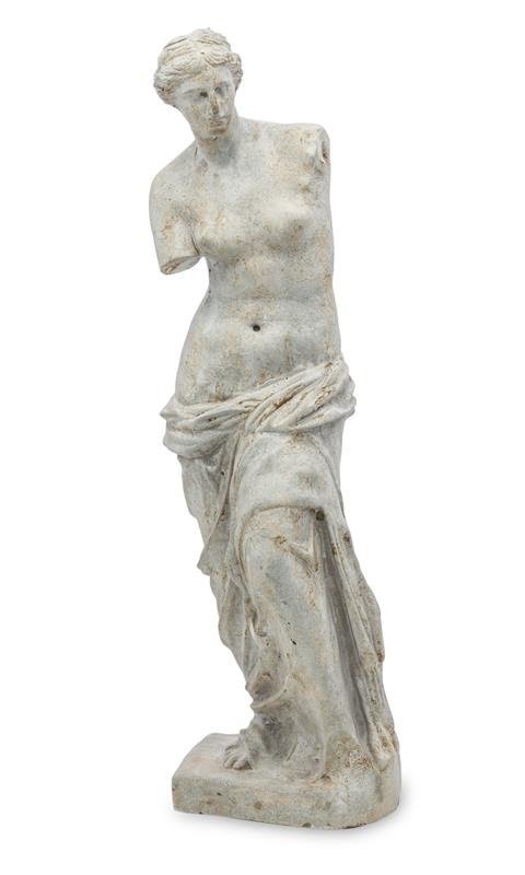 Figurka PIGMEJKA Kobieta, szara, 47x14,5,14 cm