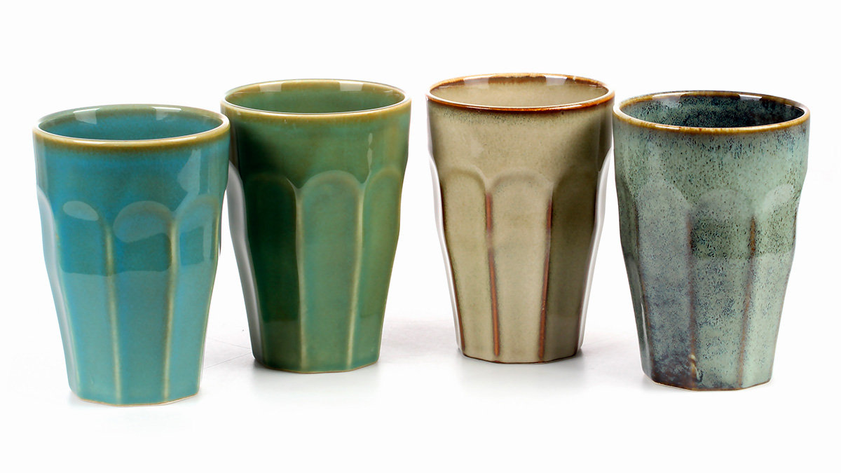 KUBEK PORCELANA KPL. 4SZT 330ML 124322