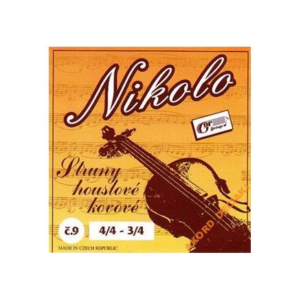 Struny Do Skrzypiec 4/4 3/4 Nikolo Czeskie Nicolo