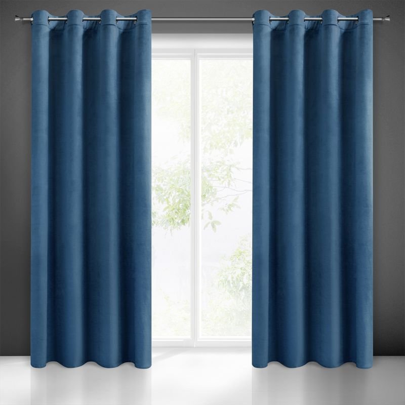 Eurofirany Zasłona welwet Melanie 140x250 Granatowa ex-zas-melanie-gran-140x250-przel