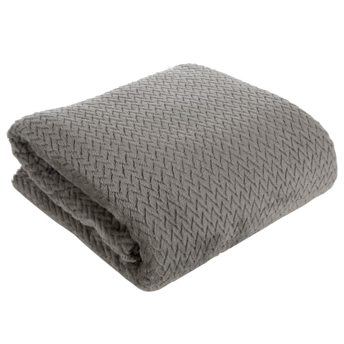 Euro Firany Koc Flanelowy Design Cindy3 Grafit 200x220 1206354