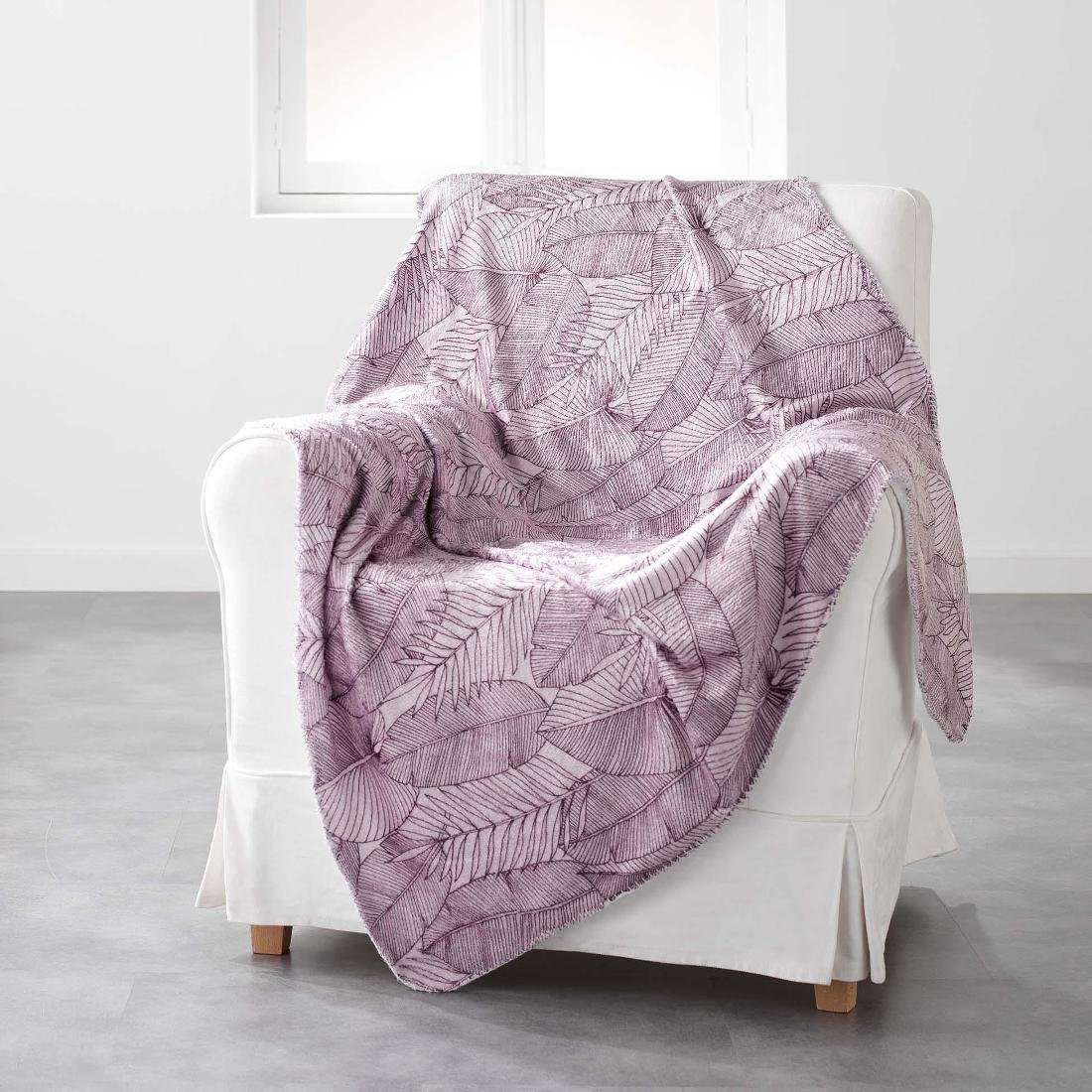 Douceur d'intérieur Douceur dintérieur Narzuta na łóżko GATSBY 125 x 150 cm różowy 1607434