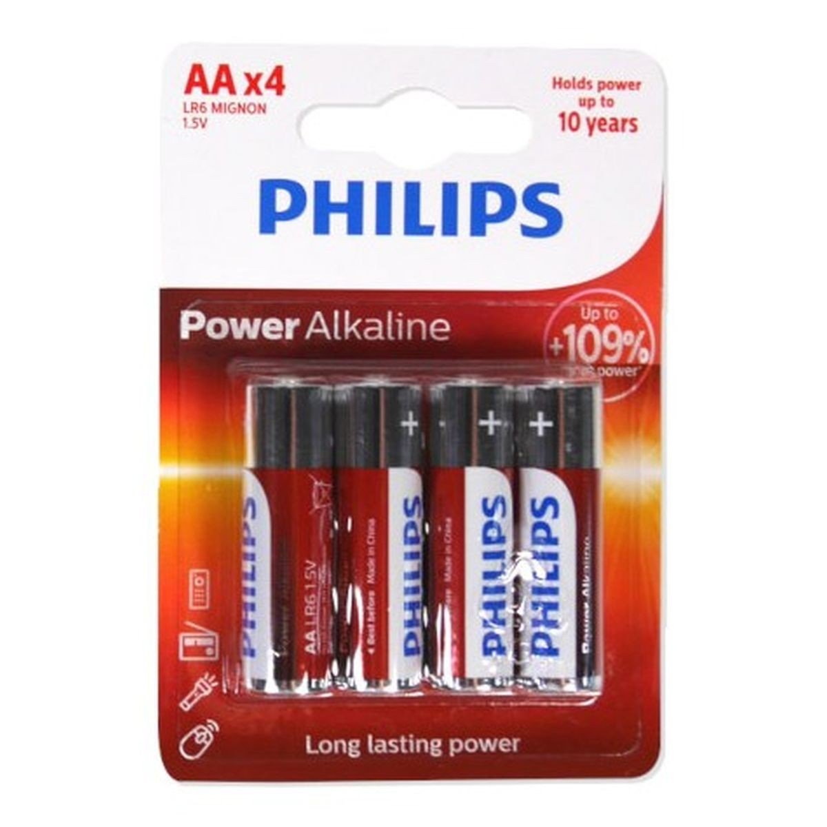 Philips Zestaw baterii alkalicznych AA/R6 4szt. 10_21042