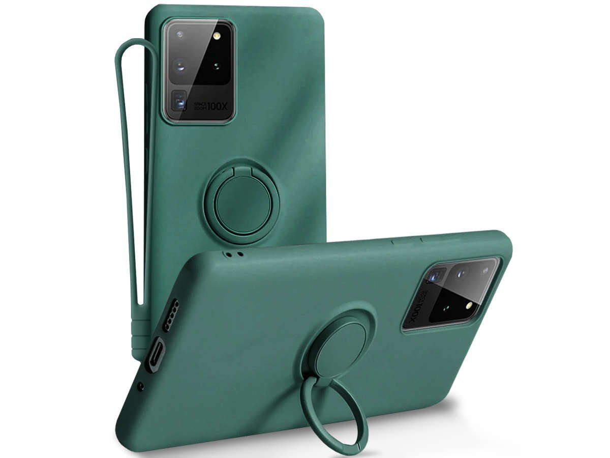 Zdjęcia - Etui Alogy  silikonowe Ring Ultra Slim  do Samsung Galaxy S20 Ultra Zi 