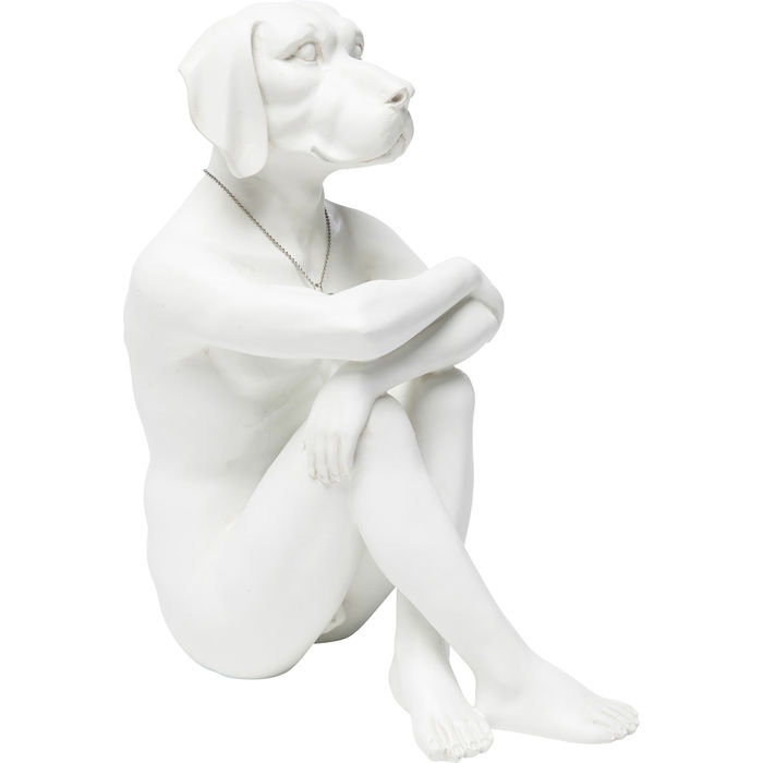 Kare Design Figurka Dekoracyjna Gangster Dog kremowa 38088