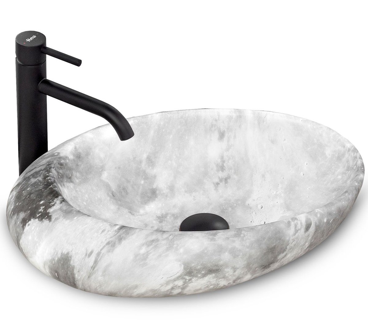 Rea Umywalka nablatowa 48 Roxy C Stone L Grey U6651