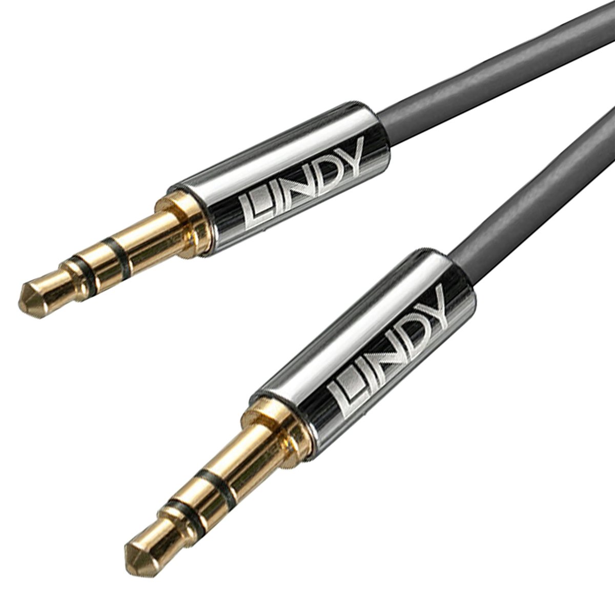 Lindy 35321 Kabel mini jack 3,5mm stereo Cromo Line 1m LY-35321