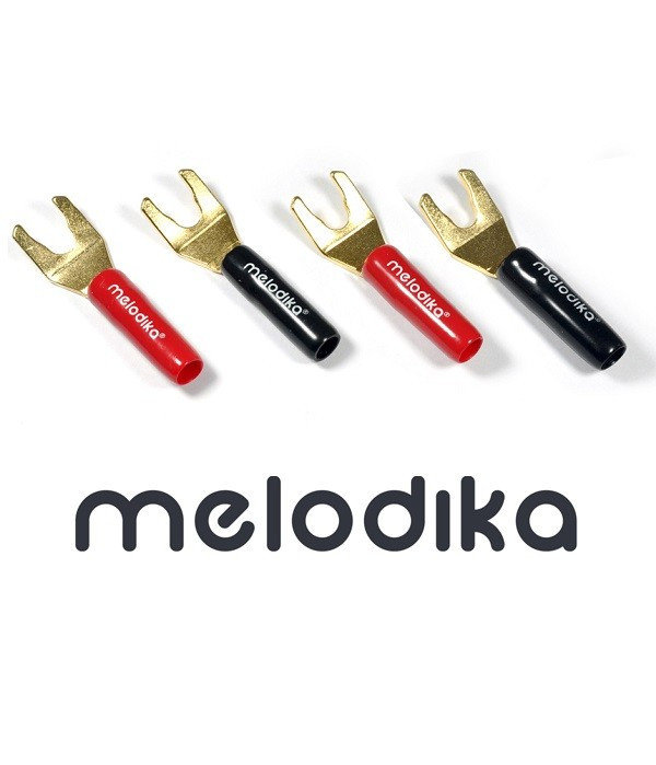 Zdjęcia - Kabel Melodika Melodika MDSPA4  - widły (widełki) do kabli głośnikowych(MDSPA 4)