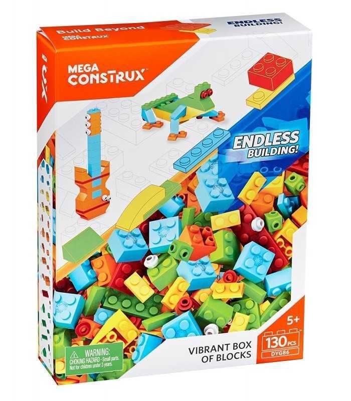 Mega Bloks Endless Building Vibrant Box of Blocks DYG86