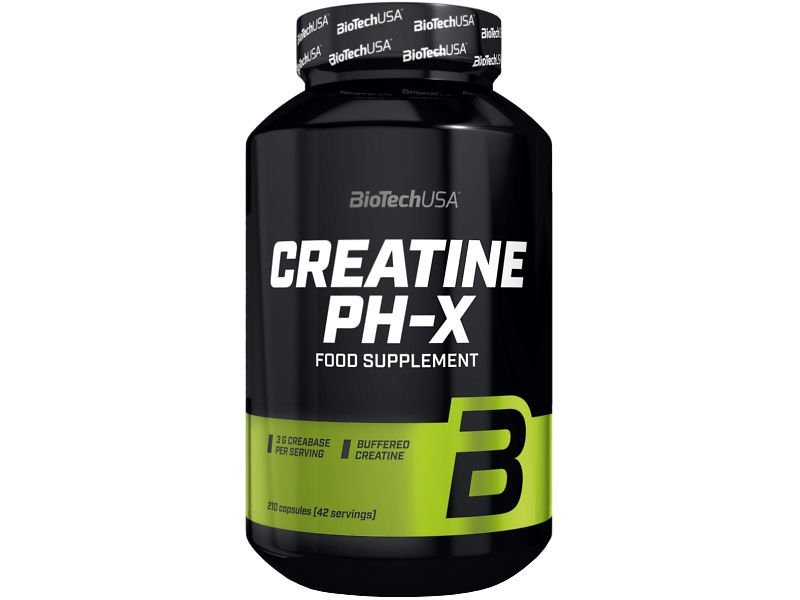 Zdjęcia - Kreatyna BioTech Creatine pH-X 210kaps. Buforowana  