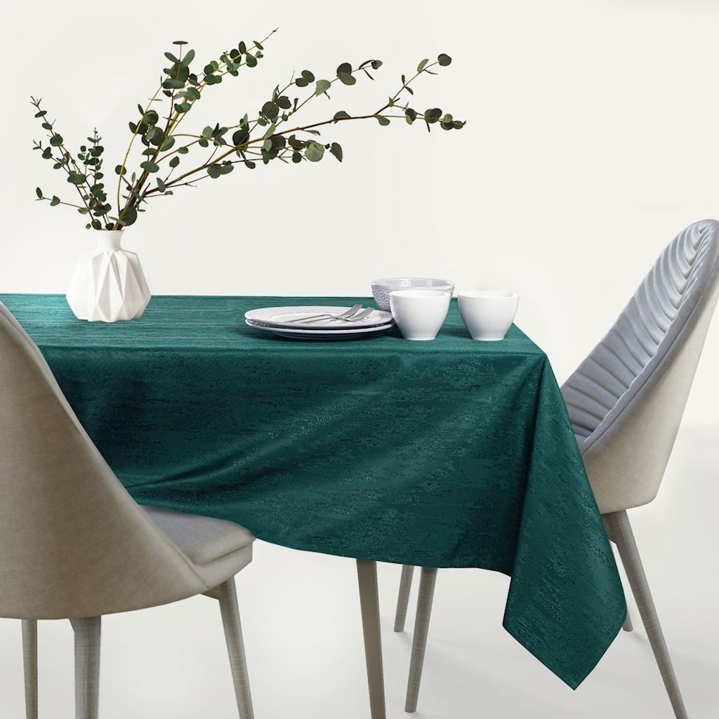AmeliaHome AmeliaHome - Obrus plamoodporny Butelkowa Zieleń VESTA 140x240 cm