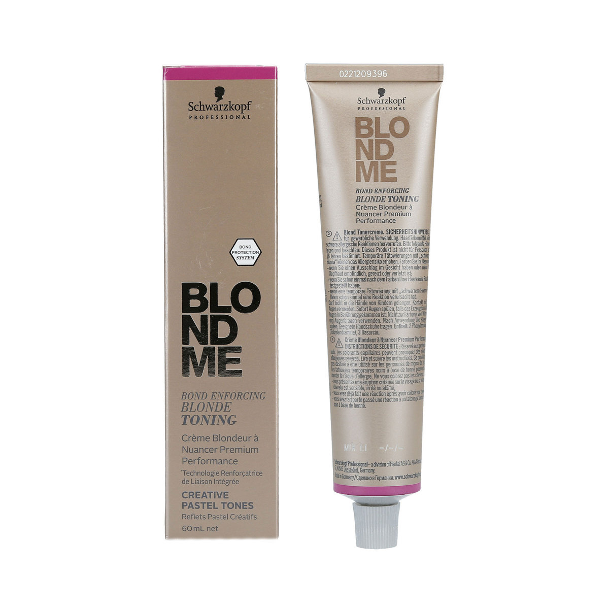 Schwarzkopf BlondMe Blonde Toning Brown Mahogany 60 ml
