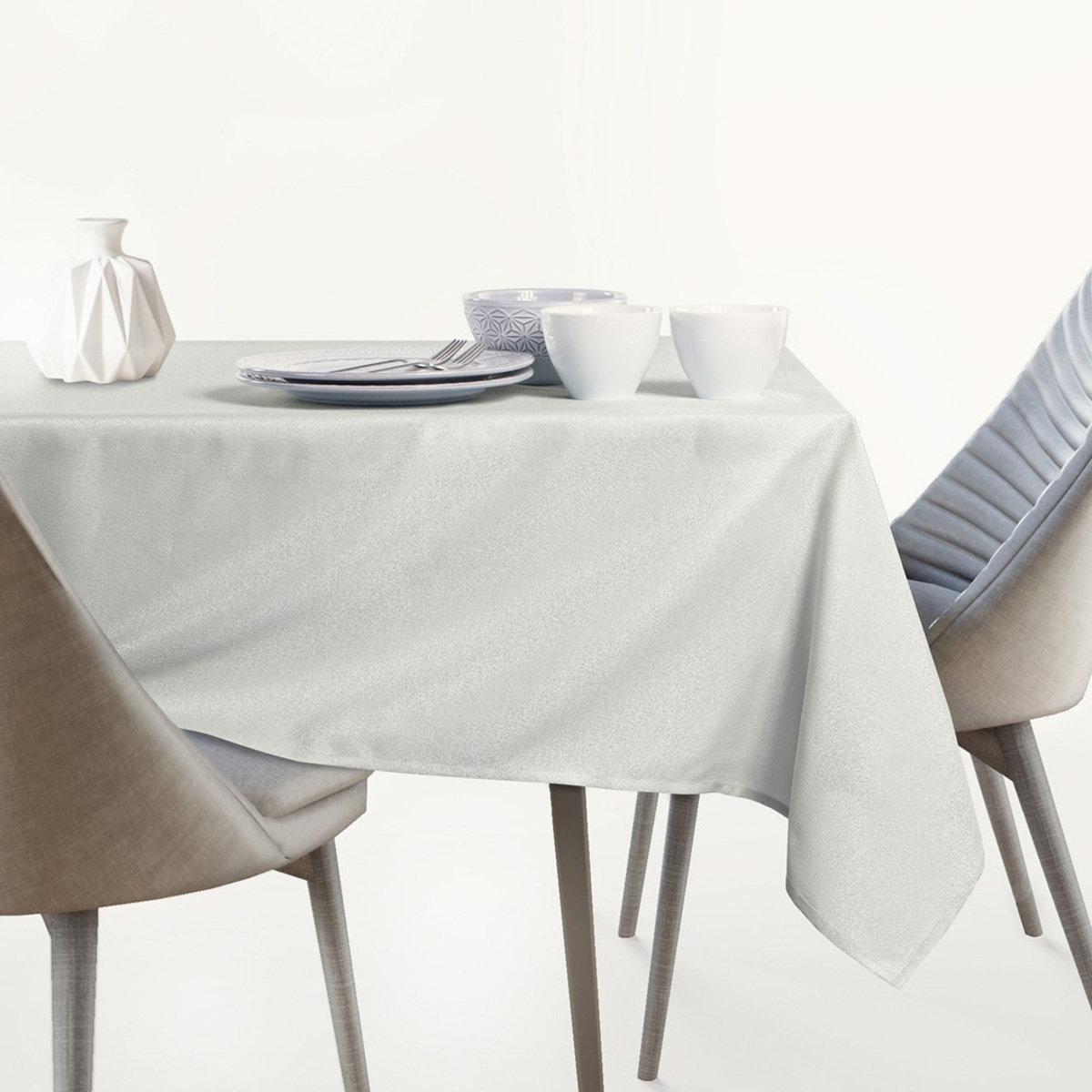 AmeliaHome AmeliaHome - Obrus plamoodporny Kremowy EMPIRE 160x400