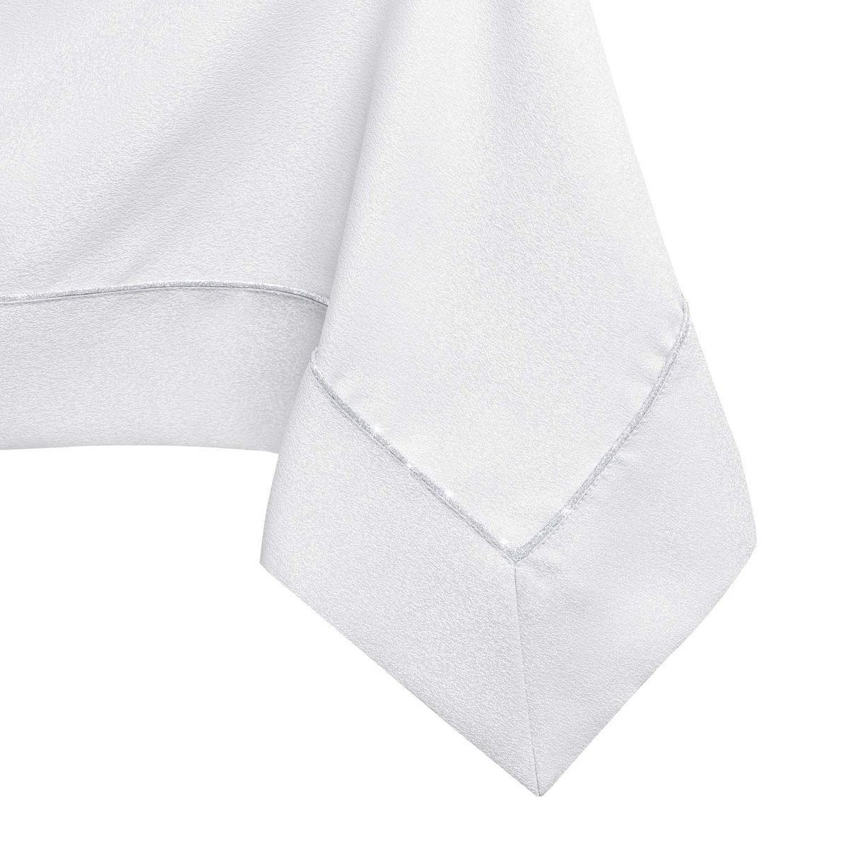 Obrus Empire Biały Gładki Klasyczny 130x130 AmeliaHome - TCLOTH/AH/EMPIRE/BRD/PPG/WHITE/130X130