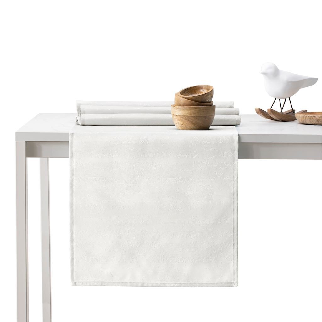 Bieżnik plamoodporny AMELIAHOUSE Vesta, kremowy, 30x100 cm