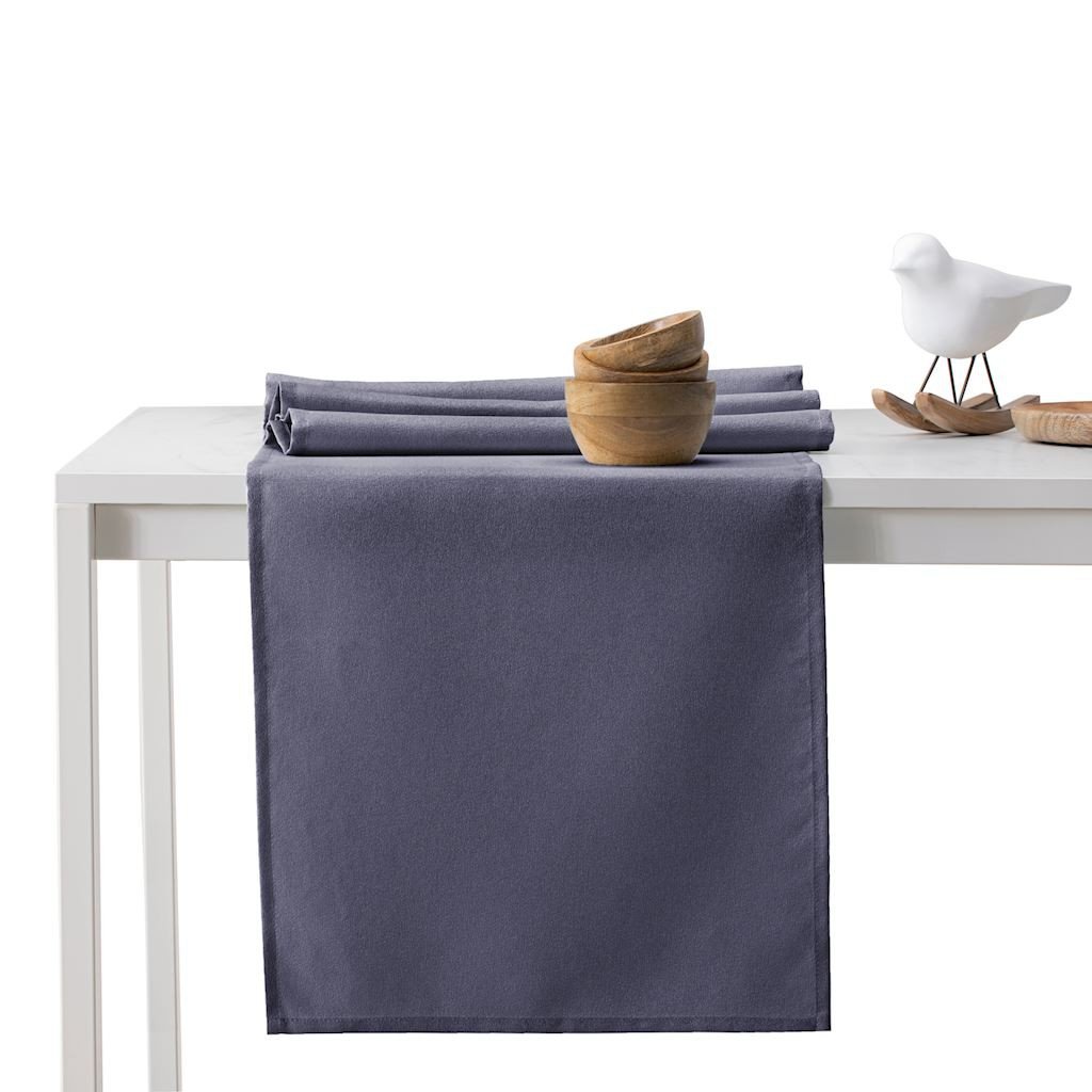 Obrus Empire Fioletowy Gładki Klasyczny 40x120 AmeliaHome - TCLOTH/AH/EMPIRE/HMD/LAVENDER/40X120