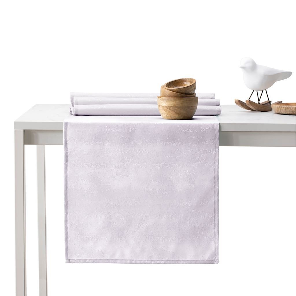 Bieżnik plamoodporny AMELIAHOUSE Vesta, fioletowy, 30x80 cm