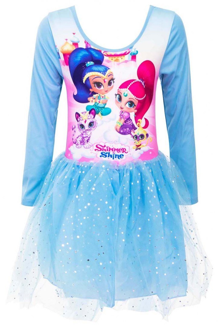 Balowa Tiulowa Sukienka Shimmer Shine R92 2 Lata