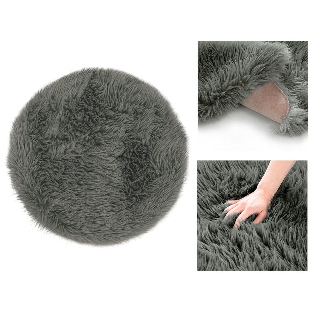 AmeliaHome, Dywan Dokka, Szary, rozmiar 45x45 cm