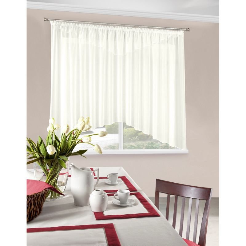 Firana EUROFIRANY MARTA, kremowa, 400x145 cm