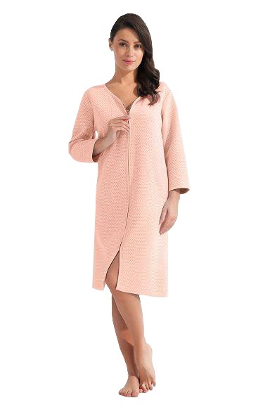 Szlafrok damski LUNA kod 214 morelowy  [XL]