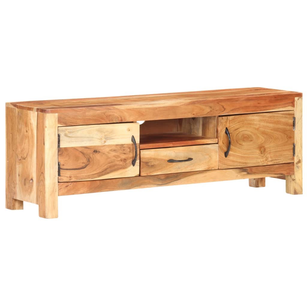 vidaXL Szafka pod TV, 116x30x40 cm, lite drewno akacjowe 320473