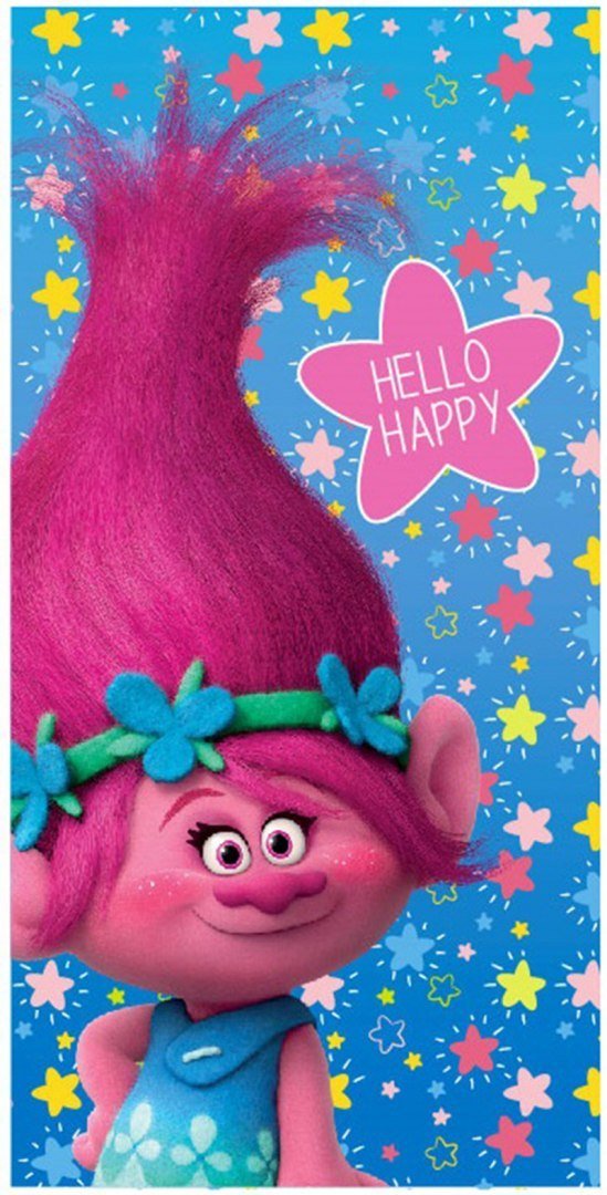 Trolls Trolle ręcznik kąpielowy plażowy 70x140