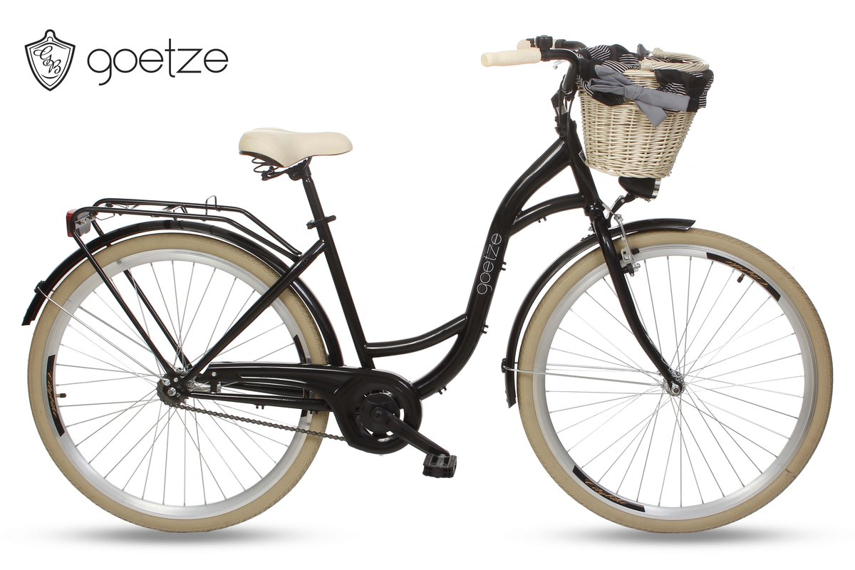 GOETZE Style 28 cali Damski Czarno-kremowy