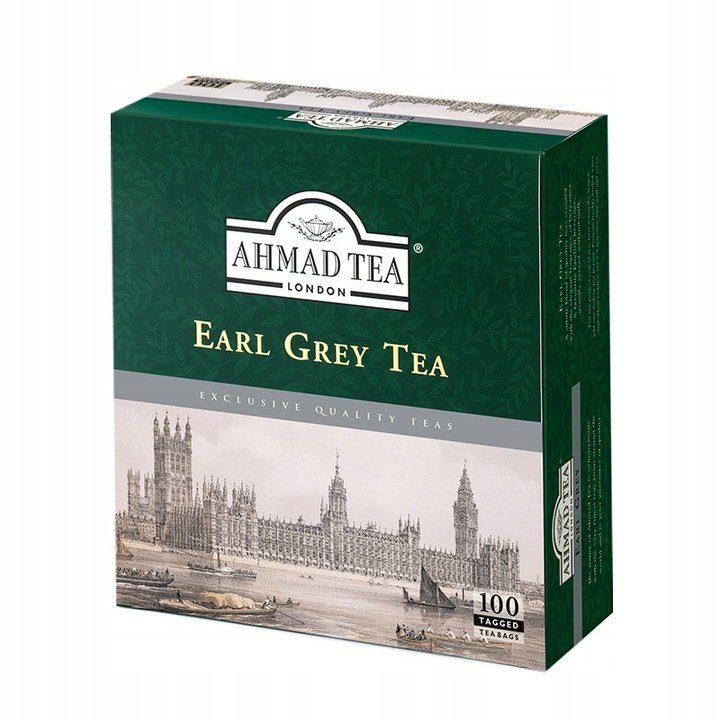 Ahmad Tea Herbata czarna Earl Grey z aromatem bergamotki 100 x 2 g