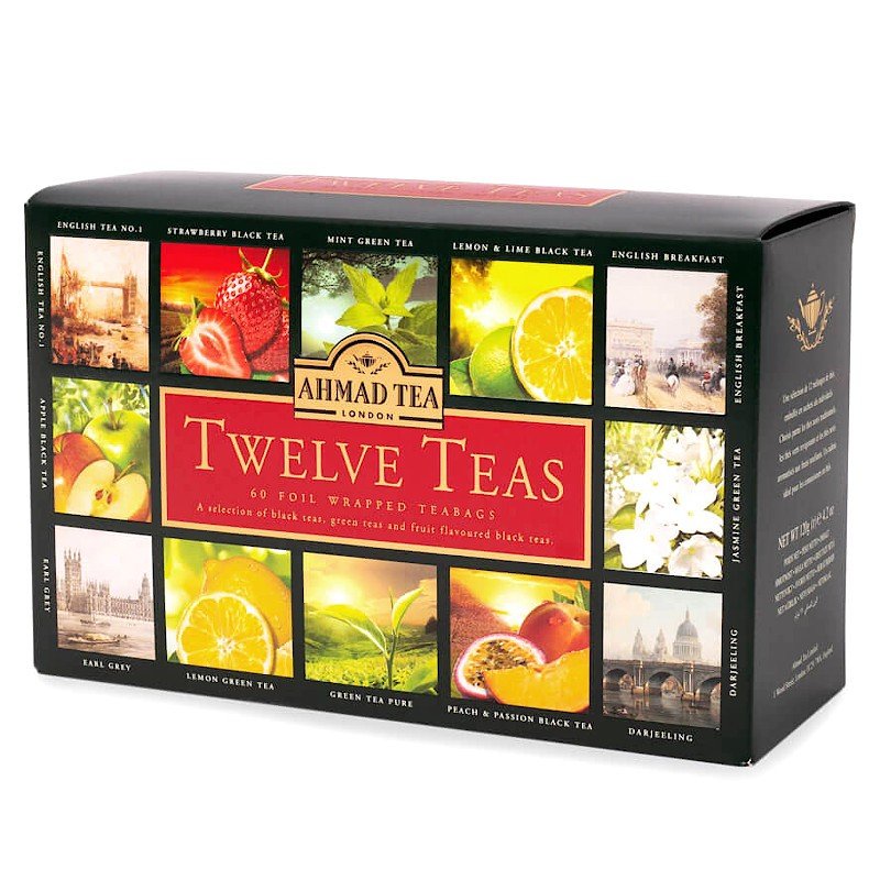 Ahmad Tea, Twelve Teas, Herbata, 12x5 torebek