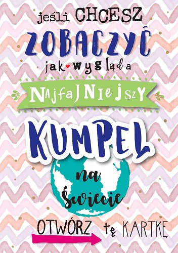 Karnet dla kolegi, wesoły z żartem, PCDK 595