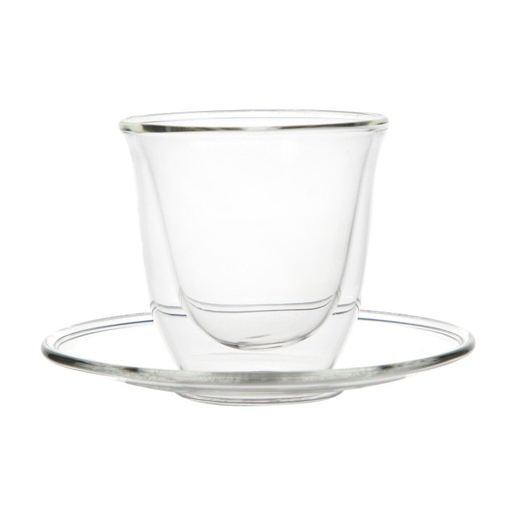 Szklanka termiczna do espresso ze spodkiem FilterLogic CFL-657 70ml (1szt.)