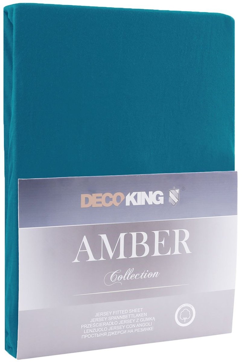 DecoKing Jersey/AMBER/BLUESAPPHIRE/200-220x200+30