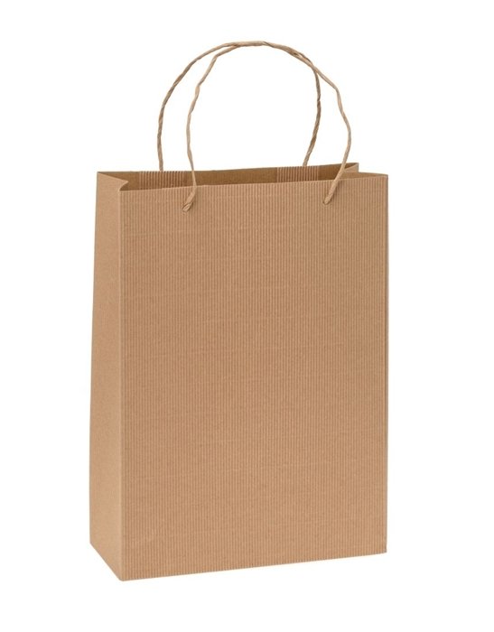 Torba z tektury karbowanej 23x10x32 cm