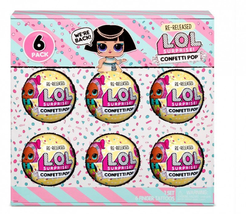 L.O.L Surprise Figurki 6-pak confetti Pharaoh Babe