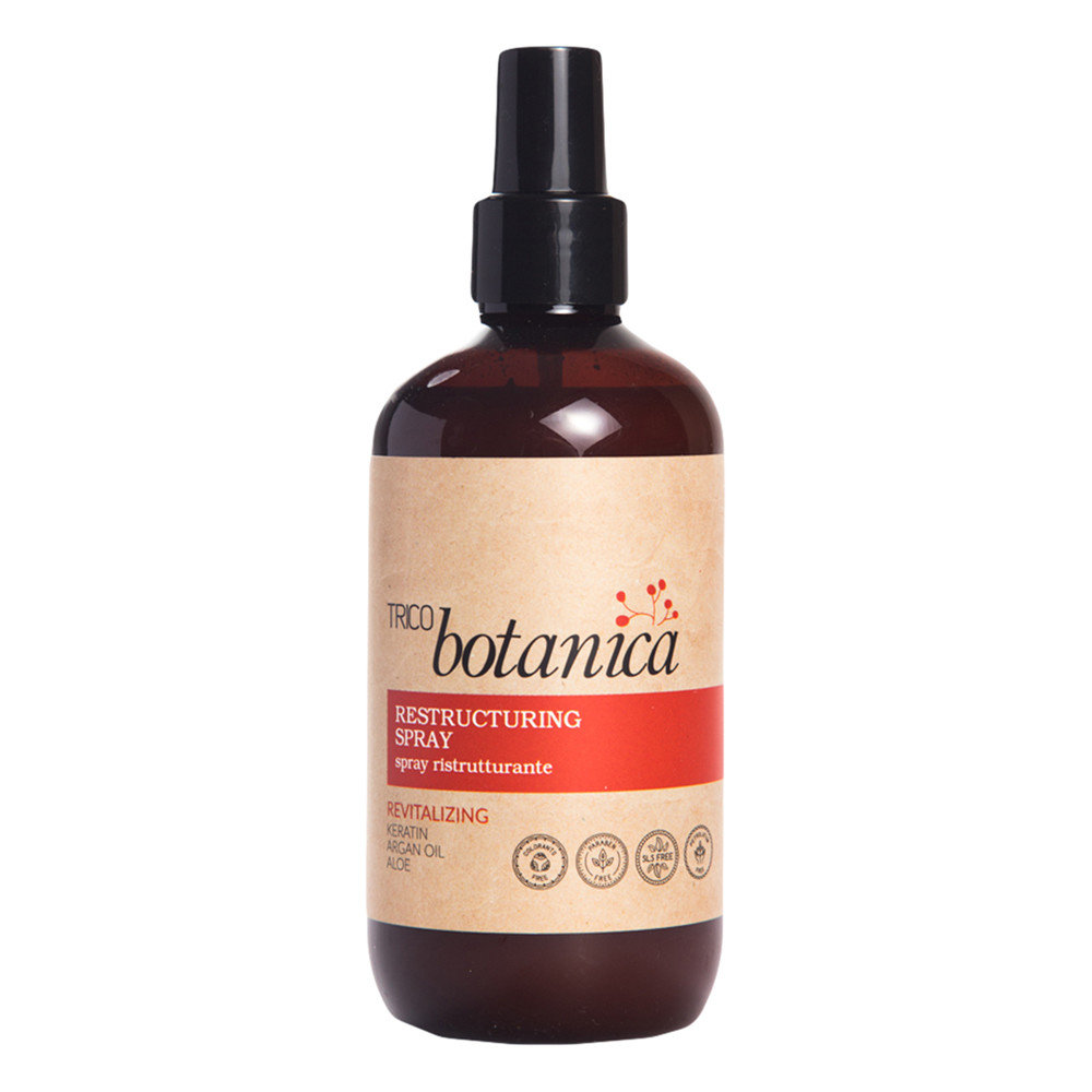 POKER SRL Tricobotanica spray do włosów z keratyną Odbudowa 250 ml