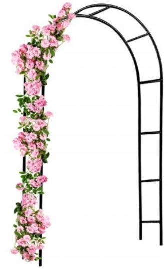 GARDEN LINE PERGOLA OGRODOWA NA KWIATY RÓŻE ŁUK 240 cm KOTWY PERG-N3214