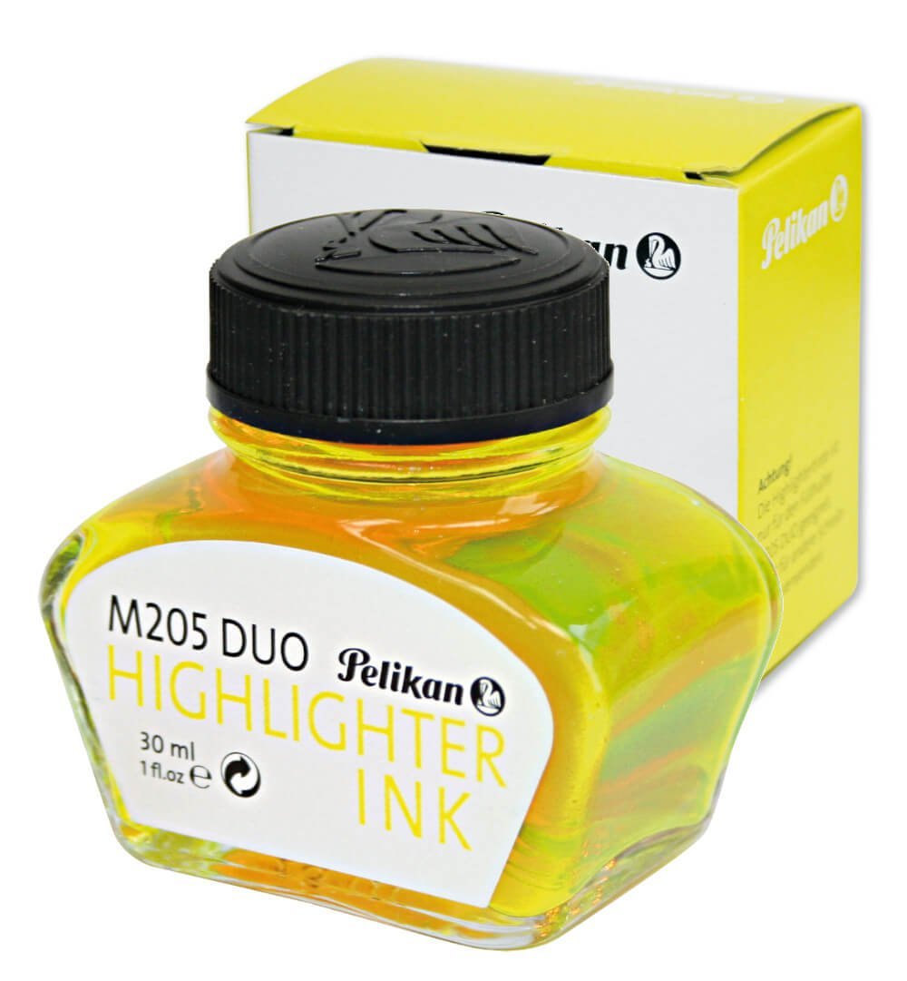 Pelikan Atrament M205 DUO 30ML FLUORESCENCYJNY ŻÓŁTY 344879