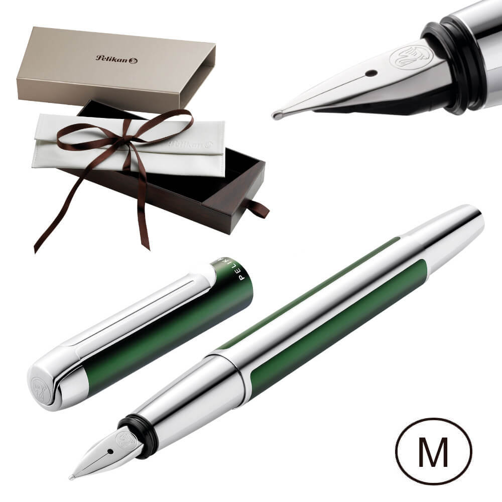 Pelikan Füllhalter PURA P40 M Waldgrün Faltschachtel 817509