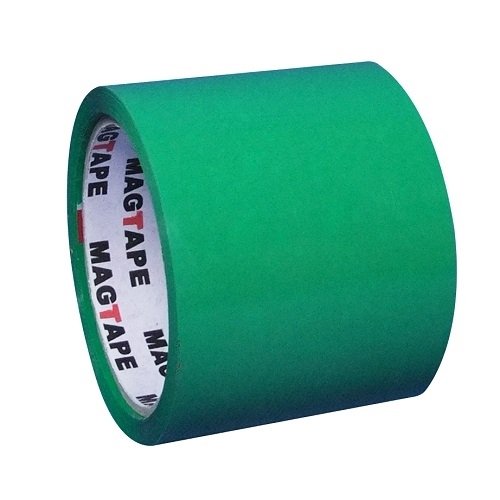 Taśma pakowa, zielona, 75 mm/50 yd