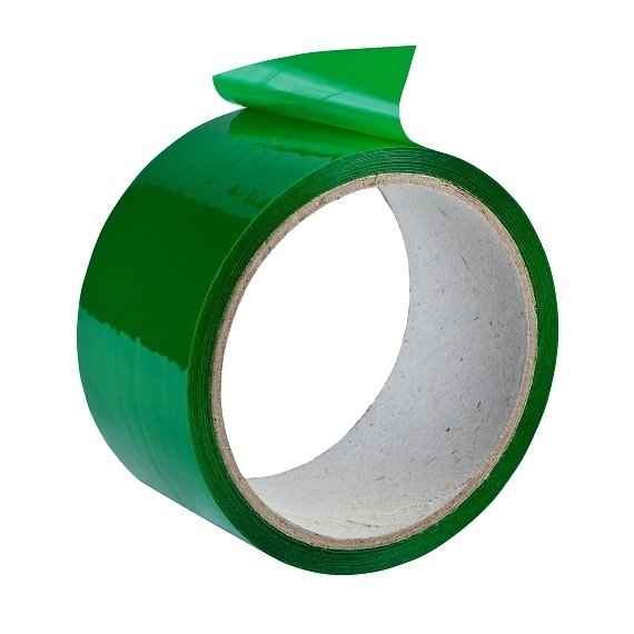 Taśma pakowa, zielona, 50 yd/48 mm
