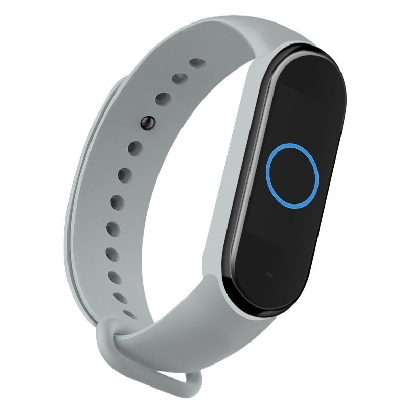 Hurtel Opaska Xiaomi Mi Band 5 Silikonowa Szara mb_20200824153720