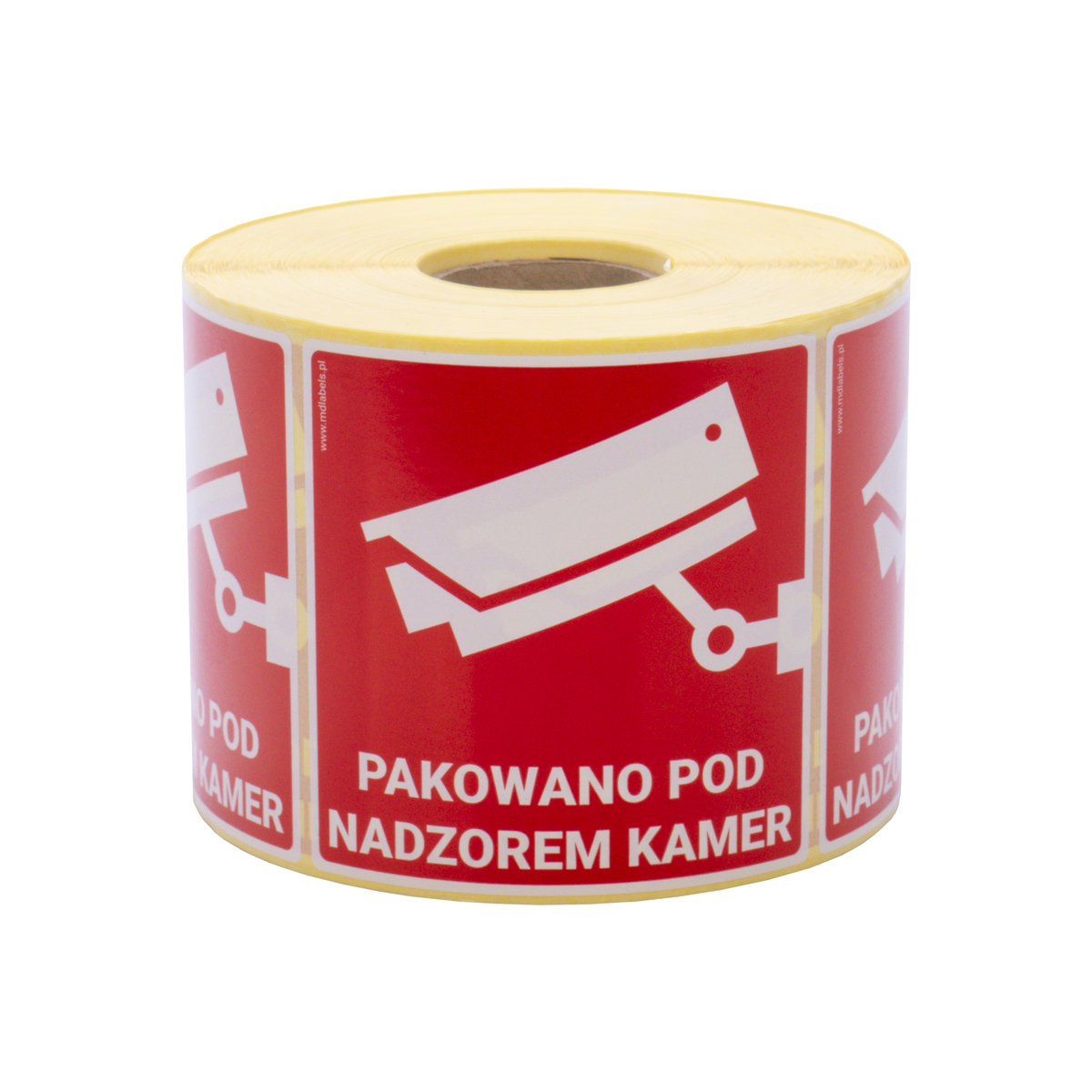 Nalepki naklejki - Pakowano pod nadzorem kamer Hit