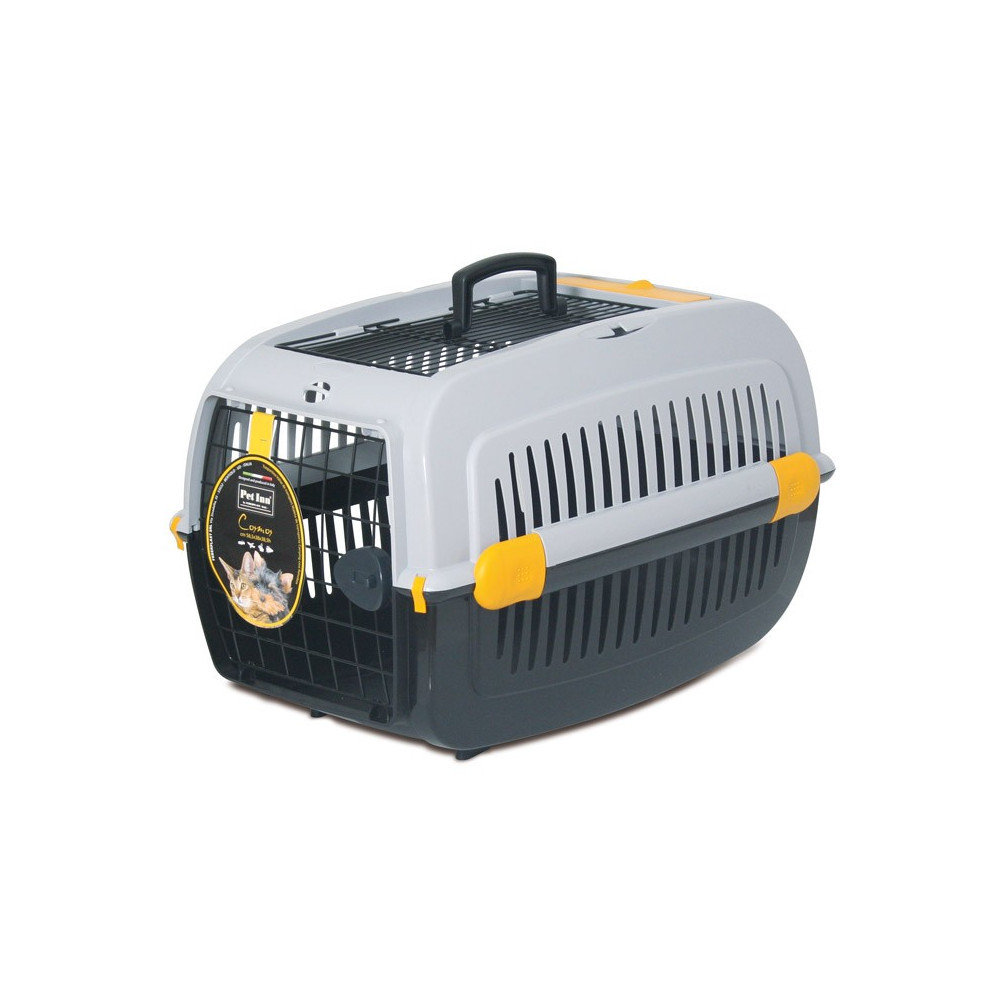 Pet Inn Transporter Cosmos Medium Open Classic Line Szaro-niebieski