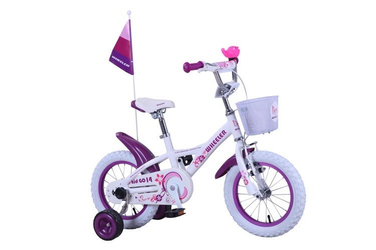 Wheeler Kid Go Girl Alloy 14 cali Fioletowy 2020