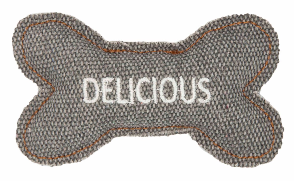 BARRY KING BARRY KING Kość z mocnego materiału szara 10,5 x 6 cm